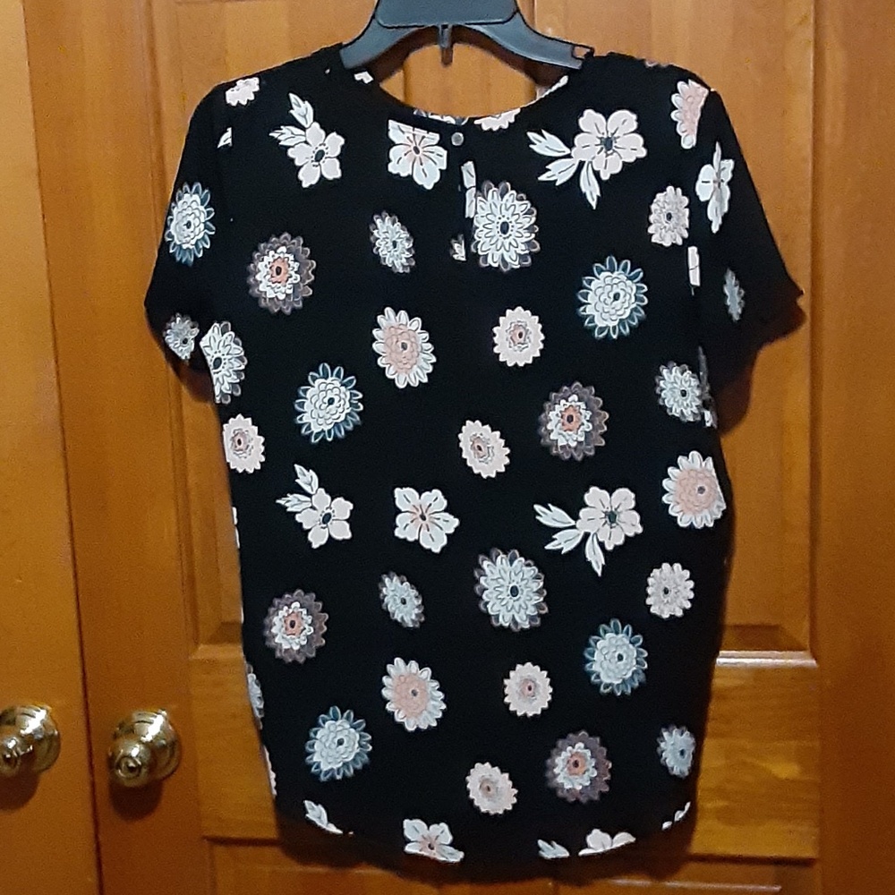 Loft Floral Pullover Top - Picture 3 of 4